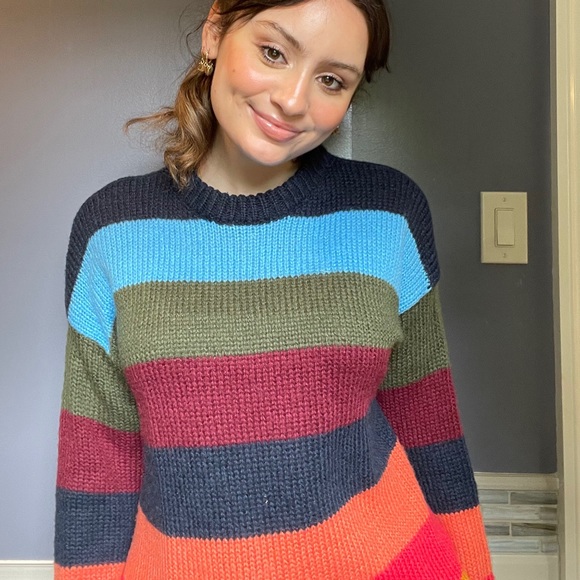 Urban Outfitters Rainbow Sweater - Picture 1 of 3